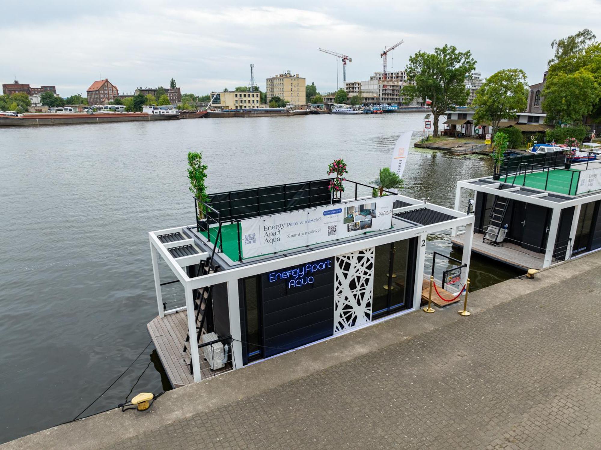 Houseboat Energyapart Szczecin Bagian luar foto